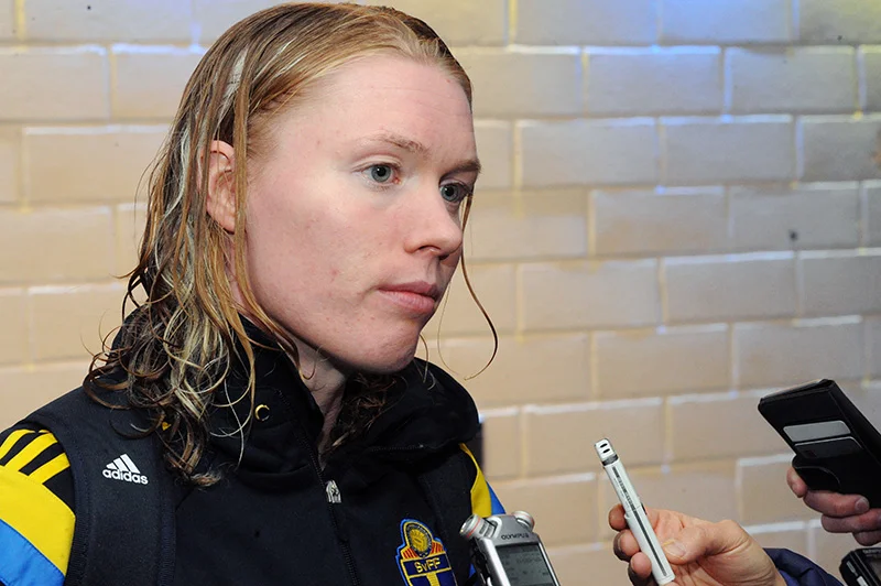Hedvig Lindahl i Sveriges damlandslag, april 2015